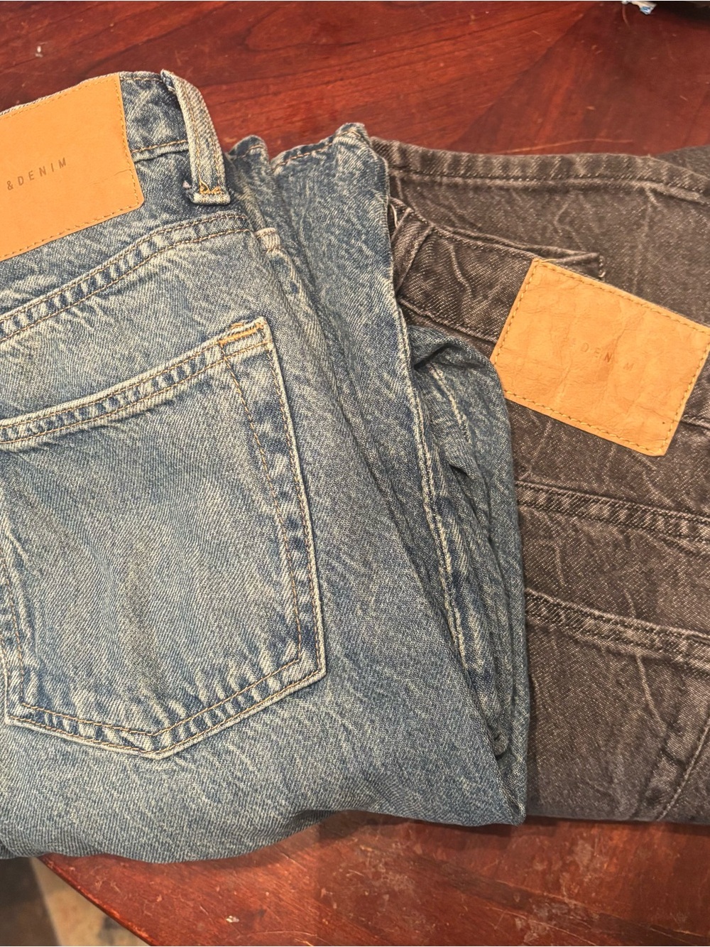 &Denim Jeans Baggy Style Bundle Women’s Size 2 Used